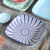 Selamica Porcelain 8-inch Square Dinner Plates, Salad Pasta Bowls, Set of 6, Assorted Colors