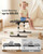 SAIJI Height & Angle Adjustable Lap Desk Laptop Stand for Bed