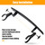 UTV Side Rear View Mirror And Center Mirror For 1.75" to 2" Roll Bar Cage