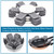 BYKITCHEN Pan Pot Protectors for Stacking,12pcs & 3 Sizes, Separator Pads