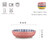 Selamica Ceramic Pasta Bowls Set of 4, 30 OZ Salad Bowls, Assorted Corlors
