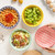 Selamica Ceramic Pasta Bowls Set of 4, 30 OZ Salad Bowls, Assorted Corlors