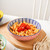 Selamica Ceramic Pasta Bowls Set of 4, 30 OZ Salad Bowls, Assorted Corlors