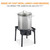 Camplux Propane Burner 130,000 BTU, Single Gas Burners, Outdoor Stove for Home Brewing, Turkey Fry, Maple Syrup Prep