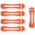 Door Handle Inserts Cover Trim+Tailgate Handle Cover for 2018-2024 Jeep Wrangler JL JLU Sports Sahara Freedom Rubicon Unlimited Gladiator JT 2-Door & 4-Door Exterior Accessories (Orange 5PCS)