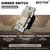 BESTTEN 5PK Matte Champagne Gold Dimmer Light Switch, Single Pole or 3-Way