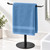 Black T-Shaped Hand Towel Holder Stand for Countertops, Stainless Steel