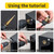 HIFESON Rivet Nut Tool Hand Nuts Riveter Rivnut Tool Metric and SAE with Step Drill Accessory for Stainless Steel Nuts M3 M4 M5 M6 M8 M10 10-24 1/4-20 5/16-18 3/8-16 (Stainless_Steel)
