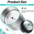 4 Inch Draft Blocker Backdraft Damper Duct Draft Stopper One-Way Airflow Ducting Insert Backflow Preventer Inline Fan Vent Vent Deflector (4 in)