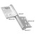 Bonsicoky 5 Inch Heavy Duty Lift Off Hinges, 304 Stainless Steel Detachable Door Hinge with 10 Mounting Countersunk Holes, Lift Off Hinges for Window Cabinet Door, Set of 4
