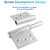 Bonsicoky 5 Inch Heavy Duty Lift Off Hinges, 304 Stainless Steel Detachable Door Hinge with 10 Mounting Countersunk Holes, Lift Off Hinges for Window Cabinet Door, Set of 4