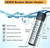 2000W Pool Heater for Inflatable Above Ground Swimming Pool, Immersion Water Heater for Bathtub with Thermostat, Submersible Electric Water Heater, Portable Bucket Heater with 304 Guard (Black)