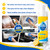 DOUNIU 4-in-1 Multi Enzyme Foam Cleaner, All-Purpose Deep Cleaning Spray,Powerful & Multipurpose Car Interior Foam Cleaners for Car Interior, Kitchen Grease, Bathroom Tiles (1)