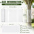 78.7" Squirrel Baffle for Tree Trunk Guard Wrap with 6 Adhesive Tapes