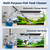 Mildhug Fish Tank Cleaner - Electric Aquarium Vacuum Gravel Cleaner, Electric Fish Tank Cleaning Tools, Adjustable Water Flow Aquarium Cleaner Kit