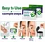 Pureskin Eyelid Wipes with Tea Tree Oil - 80 Eye Lid Cleaning Scrubs for Blepharitis, Demodex, MGD, Stye, Allergy, Dry & Tired Eyes - Refreshing Cleansing with Aloe Vera, Hyaluronic Acid & Vitamin E
