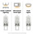 12Vmonster 10 Pack-G8 35 Watt Specialty Lighting Halogen Light Bulbs JCD Type 110v 35W T4 G8 Under Cabinet Puck Lamp Microwave Oven Stove Top Kitchen Appliance Replacement Lighting Bi Pin Clear Lens