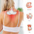 Easy@Home TENS Unit Electrode Pads, 4-Pack 6.5"x3" Self-Stick Carbon ETP015
