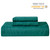 Hansleep Teal Quilt Queen Size - Ultrasonic All Season Bedspread Queen, Soft Lightweight Coverlet Bedding Set, 3 Pieces (1 Quilt, 2 Pillow Shams)