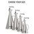 Olietta Olive Oil Dispenser Bottle for Kitchen - 34 fl oz Stainless Steel Oil & Vinegar Cruet with Non-Drip Pourer