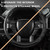 GIANT PANDA Car Steering Wheel Cover for Ford F150 F250 F350 Expedition 15.5-16 inches - Orange