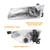 PIAOYUE- For 1997 1998 1999 Toyota Camry Halogen Front Headlights Assembly Headlamps w/Corner Lights Left+Right Side 1 Pair Chrome Housing Clear Lens