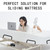 KOXHERO Mattress Retainer Bar Bracket (H3.5) 4Pcs- Keeps Mattress from Sliding on Platform Beds, Adjustable Beds, RV & Camper Mattresses - Slide Stopper Rails