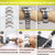 GLDCAPA Watch Link Removal Kit, Watch Band Sizing Tool for Watch Strap Adjustment, Watch Pins Replacement, Watch Hammer, Spring bar (Black)