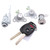 Ignition Switch Cylinder Door Lock Cylinder Kit w/Remote Key Shell