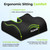 AUVON Anti-Slip Wheelchair Cushions with Front High Rear Low & Hump Design, Ergonomic Seat Cushion to Optimize Sitting Posture, Chair Cushions Relieve Sciatica, Back, Pressure Sore & Ulcer Pain