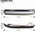 GTINTHEBOX Clear Lens White Led Side Mirror Marker Turn Signal Light Lamp for 2009-2014 Ford F150