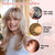 Flufymooz Real Human Hair Toppers for women, 10 Inch Clip in Bangs 100％ Human Hair Toppers for Thinning Hair, Cover Hair Topper Hair Pieces with 150% Density Silk Base-Grey