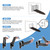 Wall Mounted Ironing Board Height Adjustment Fold Down Ironing Board