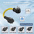 LBSC Heavy-Duty 20 Amp Extension Cord - 12AWG,1FT Adapter Cable