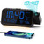 ROCAM Projection Alarm Clock with 180° Ceiling Projector & Digital Display