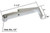 Chrome Framed Swing Shower Door Replacement Pivot Bracket | Shower Door Rivot Bracket with Set Screw