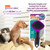 Hartz Groomer's Best Small Slicker Brush for Cats and Small Dogs, Black/Violet, 1 Count