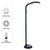 Lavish Home Adjustable LED Floor Lamp with Bendable Neck - Full Spectrum Natural Sunlight LED Lamp for Bedroom and Living Room - Reading, Craft, and Esthetician Light (Black)