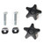 Lumex Replacement Arm Adjustment Knobs for Rollators, 2 Each, RJ4300-KNOB-2