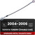 T1A Tailgate Support Cable Compatible with 04-06 Toyota Tundra Double Cab