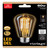 Globe Electric 60W Equivalent Soft White (2000K) Vintage Edison Dimmable LED Light Bulb, E26 Base, 650 Lumens, Amber Glass,73193