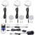 AIBOO Dimmable LED Under Cabinet Puck Lights 3 Lamps Kit with RF Remote Control for Home Kitchen Counter Lighting (Daylight White 6000K)