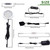 AIBOO Dimmable LED Under Cabinet Puck Lights 3 Lamps Kit with RF Remote Control for Home Kitchen Counter Lighting (Daylight White 6000K)