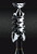 BarCraft Lazy Fish Corkscrew and Bottle Opener, Stainless Steel Wine Opener, 16.5 x 7.5 x 4.5cm, Silver