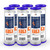 Aquaboon Pleated Sediment 5 Micron Water Filter Replacement 10 x 2.5 6-Pack