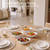 LIFVER 9" Serving Bowls for Wedding Decor, 36 OZ Porcelain Serving Dishes for Entertaining, Large Bowls Set for Soup Salad Side Dishes Pasta, Good Size for Dinner Party, Set of 4, White