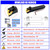 3PCS 5/8" CNC Lathe Excircle Indexable Carbide Turning Tool Holder Bit Set MTJNR1616H16 + MWLNR1616H08 + MCLNR1616H12 with 3pcs wnmg431, cnmg431, tnmg331 Indexable Carbide Inserts (Right Cutting)