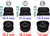 ALXCD Double Flange Ear Tips Compatible with Powerbeats Pro 2 Headphone, S/M/L 3 Sizes 6 Pairs Soft Silicone Earbuds Tips, Fit for Powerbeats Pro 2 PB Pro 2, 6 Pairs Black