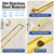 Neodrain 24-Inch Gold Linear Shower Drain Tile-in Cover Hidden Linear Drain
