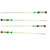 Pyladea DC97-16350T DC97-16350S Washer Suspension Rod Kit 26.4In Upgrade DC97-16350K Replacement For Washer WA50R5200AW WA50R5400AV WA50r5400AW WA45n3050aw